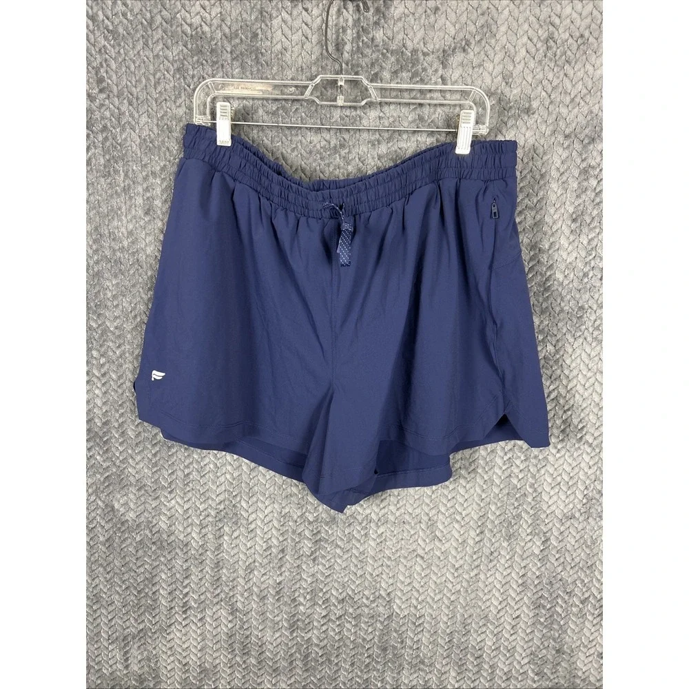 Fabletics Women's Shorts XXL Athletic Gym Outdoors Summer Navy
